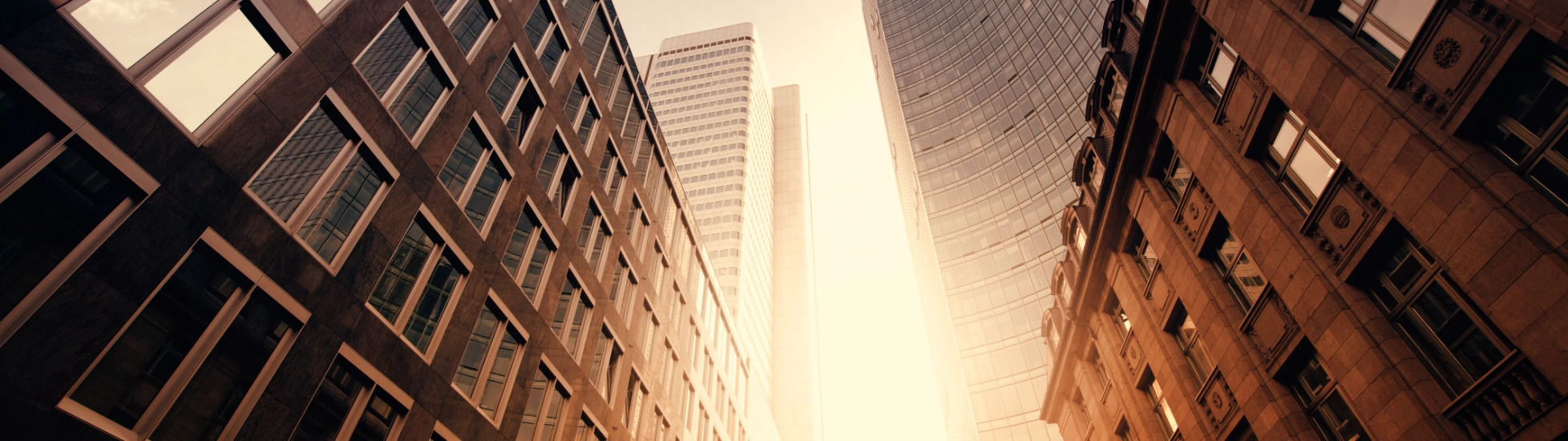 Cityscape financial district